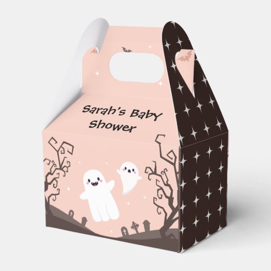 小さなブーはほとんど赤ちゃんシャワー幽霊 フェイバーボックス (裏面サイド)