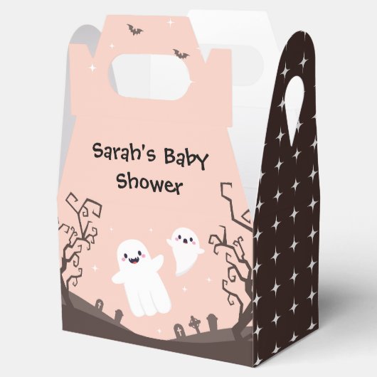 小さなブーはほとんど赤ちゃんシャワー幽霊 フェイバーボックス (オープン)
