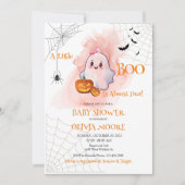 小さなブーはほとんど赤ちゃんシャワー招待状 招待状 (正面)