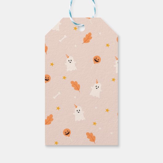 小さなブーはほとんど赤ちゃんシャワー ギフトタグ (裏面)