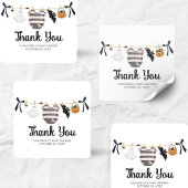 小さなブーはほとんど赤ちゃんシャワー スクエアシール