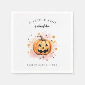 小さなブーはほとんど赤ちゃんシャワー スタンダードカクテルナプキン (正面)