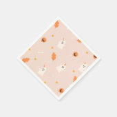 小さなブーはほとんど赤ちゃんシャワー スタンダードカクテルナプキン (角)