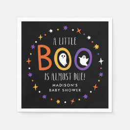 小さなブーはほとんど赤ちゃんシャワー スタンダードカクテルナプキン