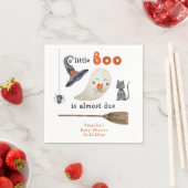 小さなブーはほとんど赤ちゃんシャワー スタンダードカクテルナプキン (インサイチュ)