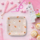 小さなブーはほとんど赤ちゃんシャワー ペーパープレート (パーティー)