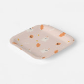 小さなブーはほとんど赤ちゃんシャワー ペーパープレート (傾斜あり)