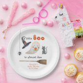 小さなブーはほとんど赤ちゃんシャワー ペーパープレート (パーティー)