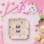 小さなブーはほとんど赤ちゃんシャワー ペーパープレート (パーティー)