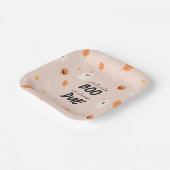 小さなブーはほとんど赤ちゃんシャワー ペーパープレート (傾斜あり)