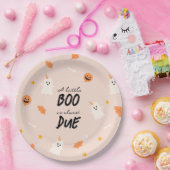 小さなブーはほとんど赤ちゃんシャワー ペーパープレート (パーティー)