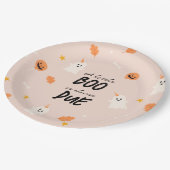 小さなブーはほとんど赤ちゃんシャワー ペーパープレート (アングル)