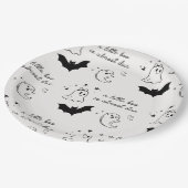 小さなブーはほとんど赤ちゃんシャワー ペーパープレート (アングル)