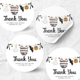 小さなブーはほとんど赤ちゃんシャワー ラウンドシール