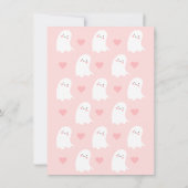 小さなブーはほとんど赤ちゃんシャワー 招待状 (裏面)