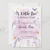 小さなブーはほとんど赤ちゃんシャワー 招待状 (正面)