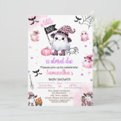 小さなブーはほとんど赤ちゃんシャワー 招待状 (スタンド正面)