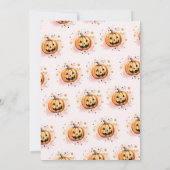 小さなブーはほとんど赤ちゃんシャワー 招待状 (裏面)