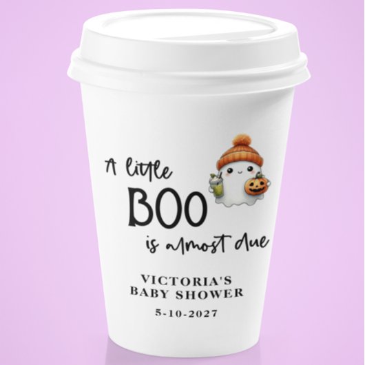 小さなブーはほとんど赤ちゃんシャワー 紙コップ