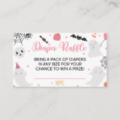 小さなブーはほとんど起因おむつラッフルカードガール エンクロージャーカード (正面)