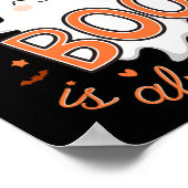 小さなブーはほとんど起因する可愛いハロウィーン妊娠 ポスター (角)