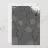 小さなブーはもうすぐ来る |ハロウィーンのベビーシャワー 招待状 (裏面)