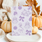 小さなブーはデューガール物干しの赤ちゃんシャワー 招待状