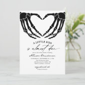 小さなブーはハロウィーンの赤ちゃんシャワーが原因 招待状 (スタンド正面)