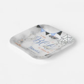 小さなブーは、ほぼデュースボーイベビーシャワー ペーパープレート (傾斜あり)