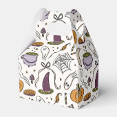 小さなブーほとんどハロウィーン赤ちゃんシャワー フェイバーボックス (裏面サイド)