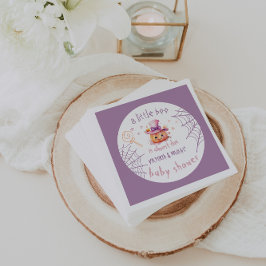 小さなブーほとんどハロウィーン赤ちゃん女の子シャワー スタンダードカクテルナプキン