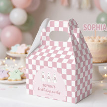 小さなブーガールおばけの誕生日お菓子ボックス