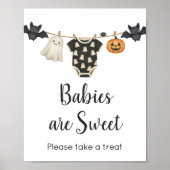 小さなブークロセスラインベビーベビーは甘いサインである ポスター (正面)