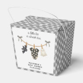 小さなブージンガムハロウィーンベビーシャワー フェイバーボックス (裏面サイド)