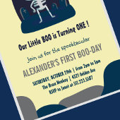 小さなブースカルかわいいハロウィーン1st誕生日 招待状