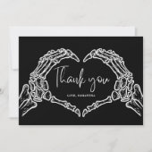 小さなブースカルハロウィーン赤ちゃんシャワー サンキューカード (正面)