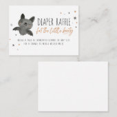 小さなブーティおむつラッフルエンクロージャカード エンクロージャーカード (正面/裏面)