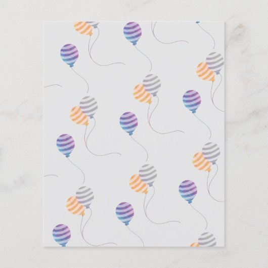 小さなブーブベイビーシャワー予算 (裏面)