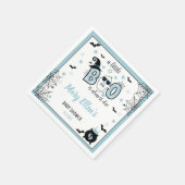 小さなブーブルーハロウィーン赤ちゃんシャワー スタンダードカクテルナプキン (角)