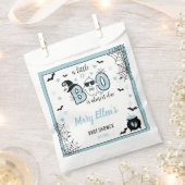 小さなブーブルーハロウィーン赤ちゃんシャワー フェイバーバッグ (クリップ留めされた状態)