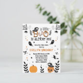 小さなブーベビー妊娠招待状 案内状 (スタンド正面)