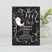 小さなブー回転2 2かわいいハロウィーン幽霊 招待状 (スタンド正面)