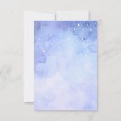 小さなブー幽霊かわいいハロウィーンありがとう サンキューカード (裏面)