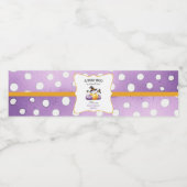 小さなブー幽霊ハロウィーン赤ちゃんシャワー ペットボトルラベル (シングルラベル)