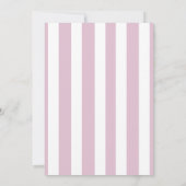 小さなブー幽霊ピンクハロウィーン赤ちゃんシャワー 招待状 (裏面)