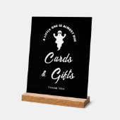 小さなブー幽霊赤ちゃんシャワーカード&ギフトサイン アクリルサイン (傾斜)