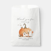 小さなブー男女兼用ハロウィーンの赤ちゃんシャワー フェイバーバッグ (正面)