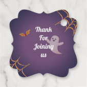 小さなブー私たちのメッセージカード フェイバータグ (裏面)