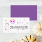 小さなブー誕生日パーティーベビー エンクロージャーカード