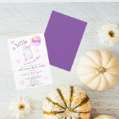 小さなブー赤ちゃんシャワーの水色 招待状